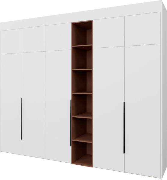 Изображение товара Шкаф Рэйгрупп Рэй S274-В14-2-EBL В14-2 (дуб элисон/белый премиум/античная латунь)