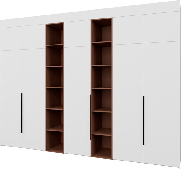 Изображение товара Шкаф Рэйгрупп Рэй S274-В17-2-EBL В17-2 (дуб элисон/белый премиум/античная латунь)