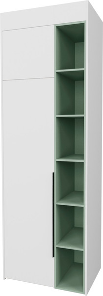 Изображение товара Шкаф Рэйгрупп Рэй S274-B1-EBZ В1 (дуб элисон/белый премиум/зеленый самшит)