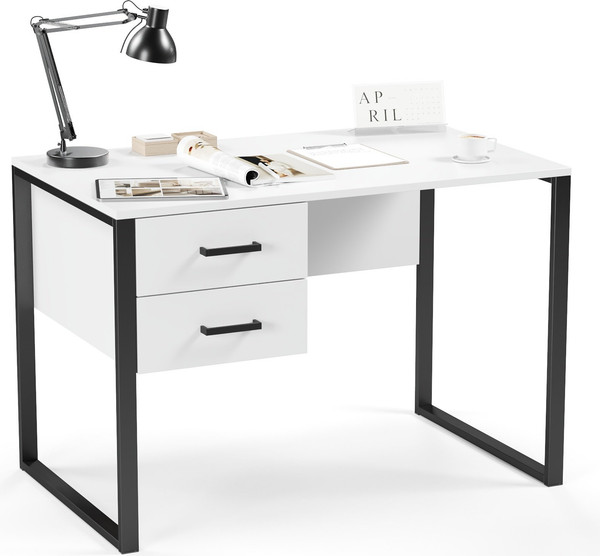 Изображение товара Письменный стол Soma Slava 110x66 (белый/черный)