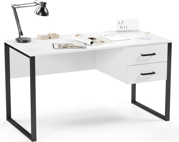 Изображение товара Письменный стол Soma Slava 135x66 (белый/черный)