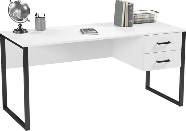 Изображение товара Письменный стол Soma Slava 160x66 (белый/черный)