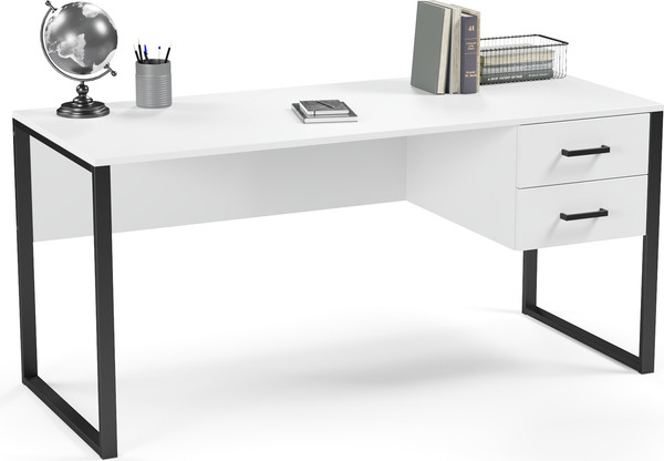 Изображение товара Письменный стол Soma Slava 160x66 (белый/черный)