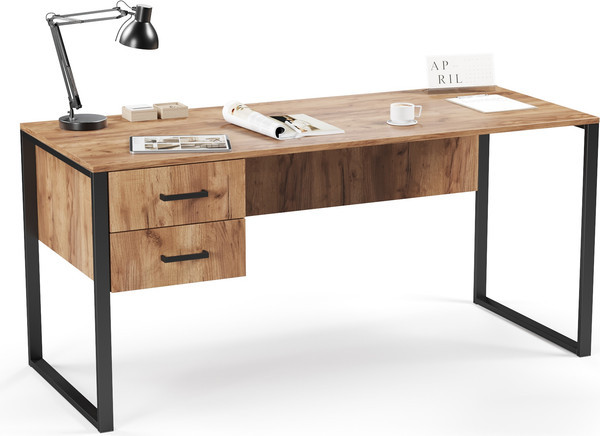 Изображение товара Письменный стол Soma Slava 160x66 (дуб крафт золотой/черный)