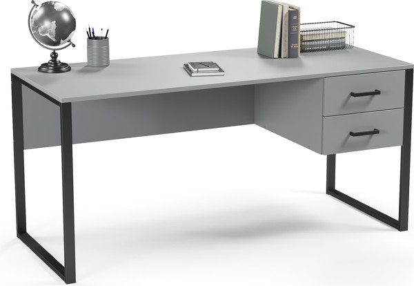 Изображение товара Письменный стол Soma Slava 160x66 (серый/черный)