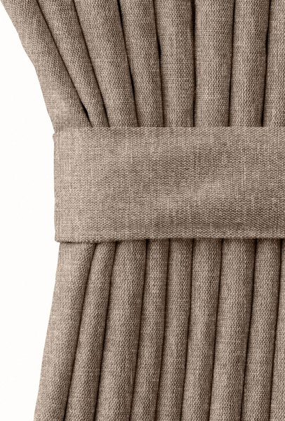 Изображение товара Комплект штор Волшебная ночь Рогожка 200x270см 2 подхвата / 757480 (2шт, какао)