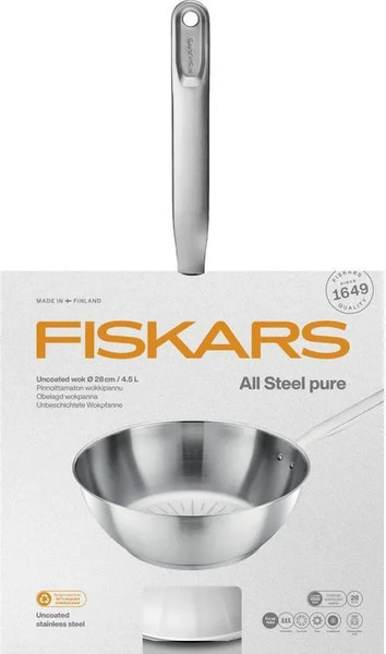 Изображение товара Вок Fiskars All Steel Pure / 1065629