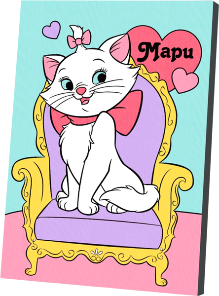Изображение товара Картина по номерам Disney Кошечка Мари / 5142427