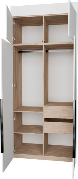 Изображение товара Шкаф Рэйгрупп Рэй S262-B3-2-EB В3-2 (дуб элисон/белый премиум)