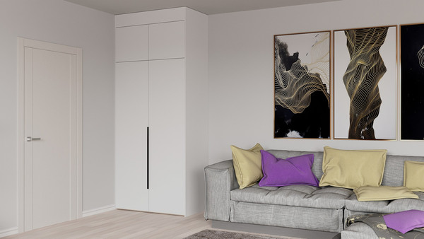 Изображение товара Шкаф Рэйгрупп Рэй S262-B3-2-EB В3-2 (дуб элисон/белый премиум)