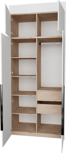 Изображение товара Шкаф Рэйгрупп Рэй S262-B3-2-EB В3-2 (дуб элисон/белый премиум)