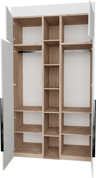 Изображение товара Шкаф Рэйгрупп Рэй S262-В4-EBЕ В4 (дуб элисон/белый премиум)