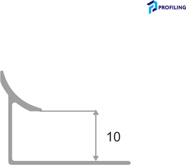 Изображение товара Уголок под плитку Profiling ПО-В10 Внутренний (2.7м, шампань)
