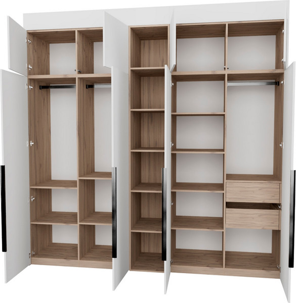 Изображение товара Шкаф Рэйгрупп Рэй S262-В11-2-EBЕ В11-2 (дуб элисон/белый премиум)