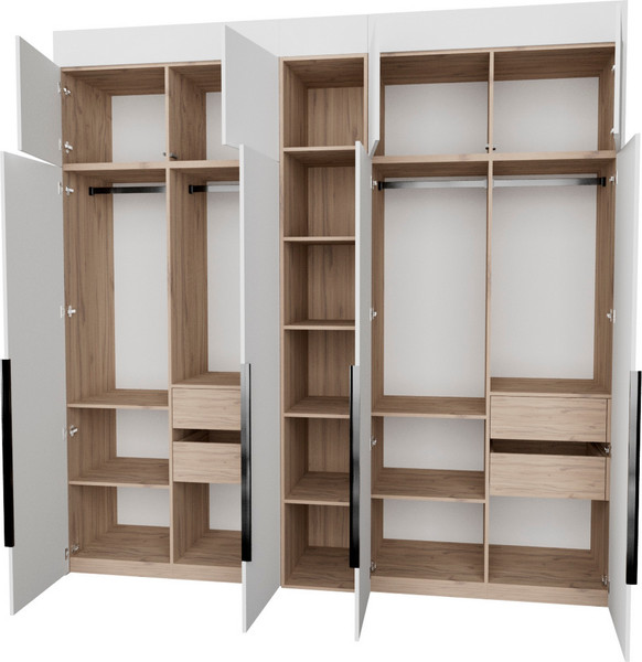 Изображение товара Шкаф Рэйгрупп Рэй S262-В11-3-EBЕ В11-3 (дуб элисон/белый премиум)