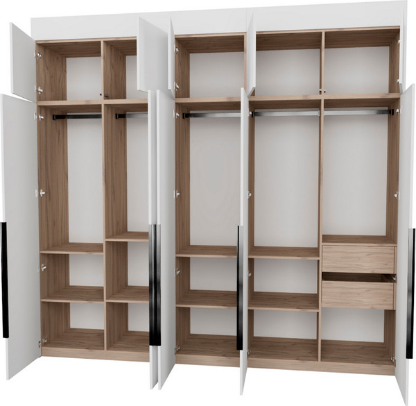 Изображение товара Шкаф Рэйгрупп Рэй S262-В12-2-EB В12-2 (дуб элисон/белый премиум)