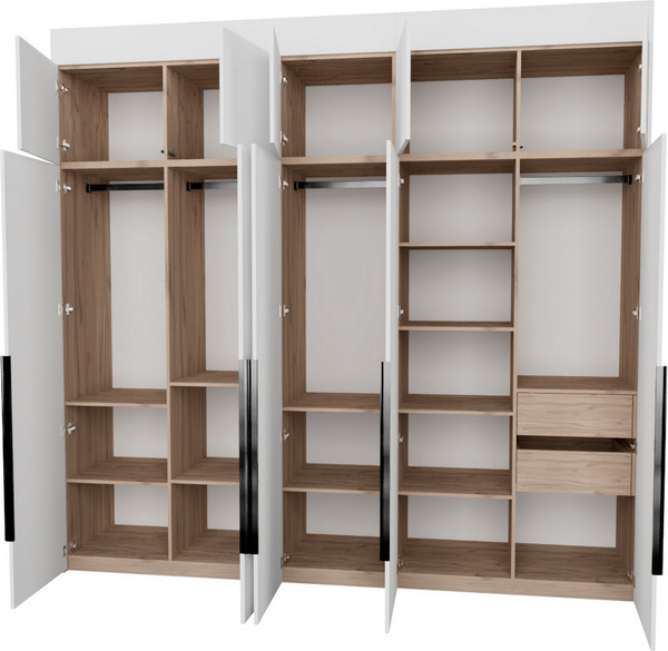 Изображение товара Шкаф Рэйгрупп Рэй S262-В12-2-EB В12-2 (дуб элисон/белый премиум)