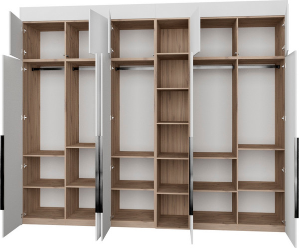 Изображение товара Шкаф Рэйгрупп Рэй S262-В14-1-EBЕ В14-1 (дуб элисон/белый премиум)