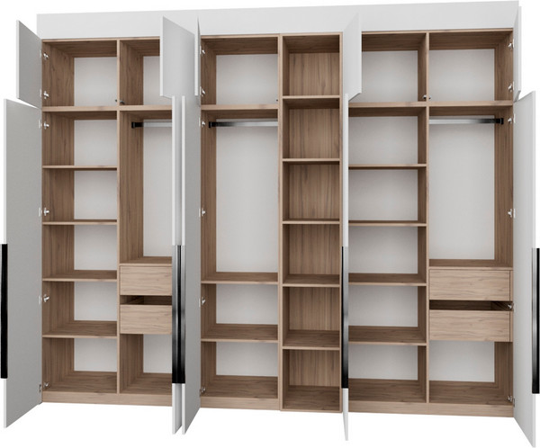 Изображение товара Шкаф Рэйгрупп Рэй S262-В14-3-EBЕ В14-3 (дуб элисон/белый премиум)