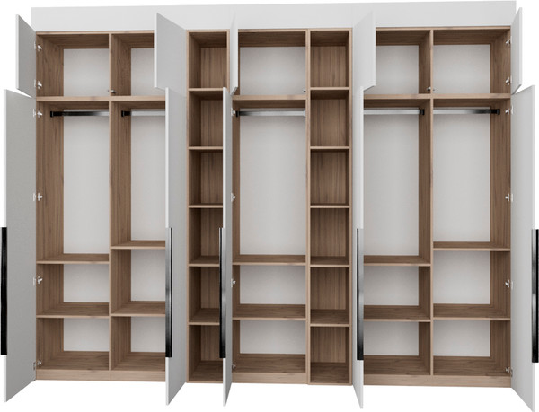 Изображение товара Шкаф Рэйгрупп Рэй S262-В16-1-EBЕ В16-1 (дуб элисон/белый премиум)