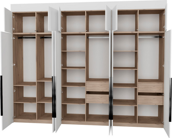 Изображение товара Шкаф Рэйгрупп Рэй S262-В15-3-EB В15-3 (дуб элисон/белый премиум)