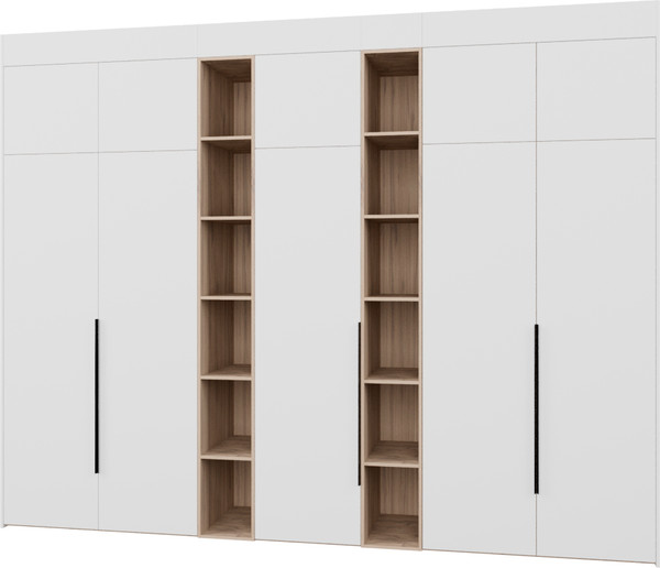 Изображение товара Шкаф Рэйгрупп Рэй S262-В16-3-EBЕ В16-3 (дуб элисон/белый премиум)