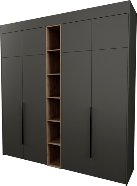 Изображение товара Шкаф Рэйгрупп Рэй S262-В10-2-WKW В10-2 (дуб веллингтон/кобальт)