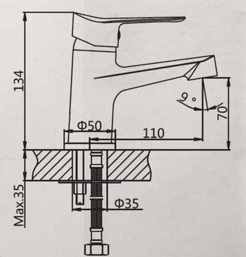 Изображение товара Смеситель AV Engineering AVLAW1-A589-634