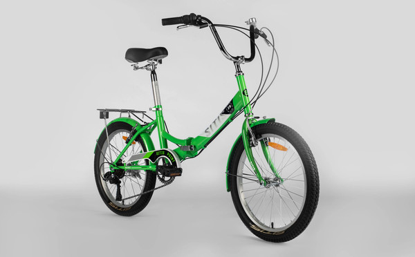 Изображение товара Велосипед Sitis Point 7SP 20 2025 (10, Green/White/Black)