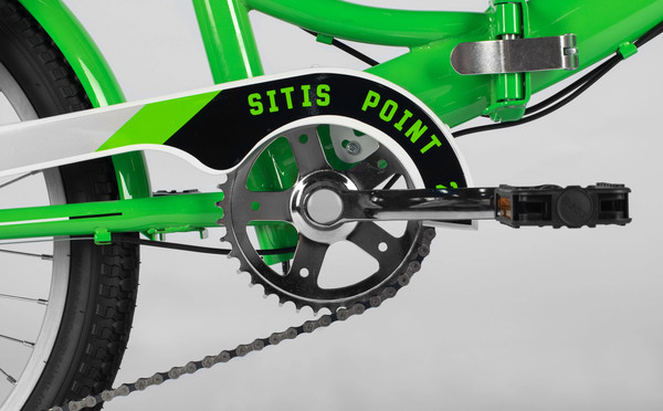 Изображение товара Велосипед Sitis Point 7SP 20 2025 (10, Green/White/Black)