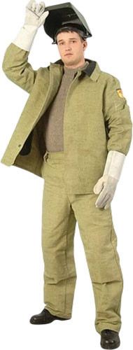 Изображение товара Комплект рабочей одежды ОП Костюм сварщика брезентовый / 1100007448481 (р.52-54/170-176)
