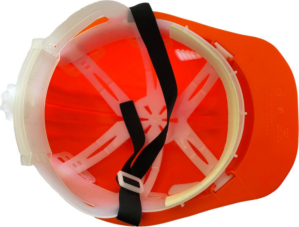 Изображение товара Защитная строительная каска ПРОФИ С храповиком  (оранжевый)