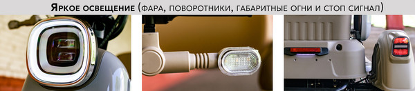 Изображение товара Электроскутер AVM CITY 650 (серый)