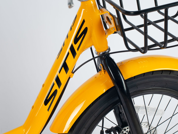 Изображение товара Велосипед Sitis Cargo Fat 20 Steel 2025 (15, Yellow/Black)