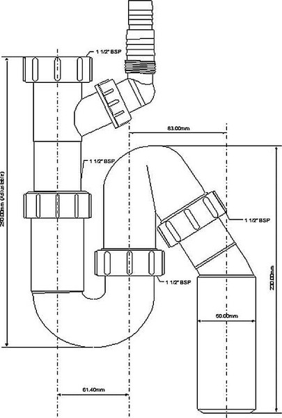 Изображение товара Сифон McAlpine HC8