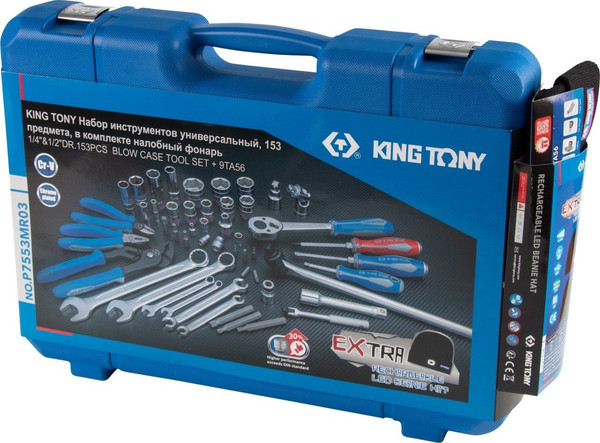 Изображение товара Универсальный набор инструментов King TONY P7553MR03