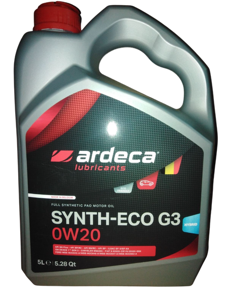 Изображение товара Моторное масло Ardeca Synth-Eco G3 0W20 / P01361-ARD005 (5л)