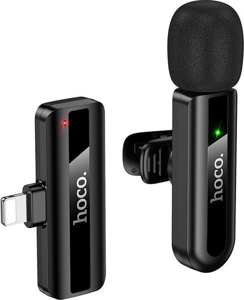 Изображение товара Микрофон Hoco L20 Lightning (черный)