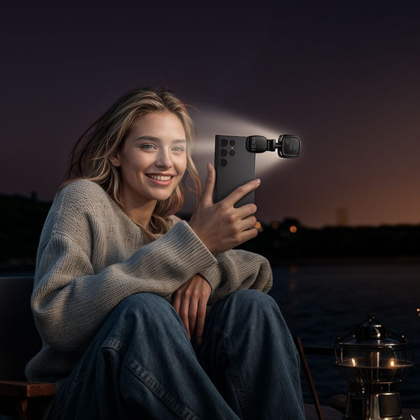 Изображение товара Селфи-лампа для смартфона Hoco K28 мини (черный)