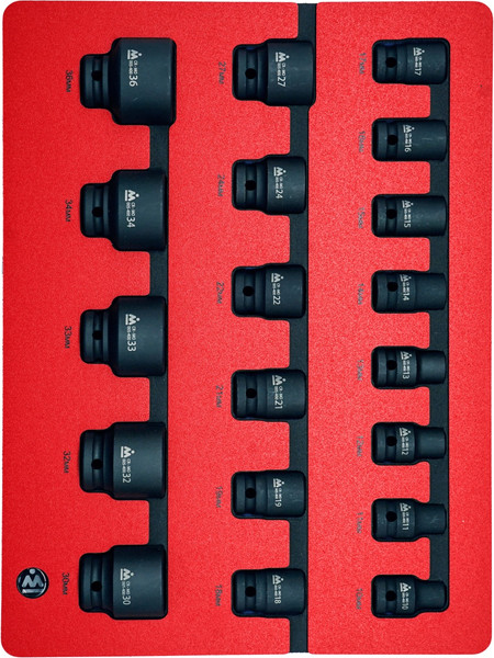 Изображение товара Набор головок слесарных Мастак 5-054019