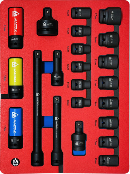 Изображение товара Набор головок слесарных Мастак 5-054022