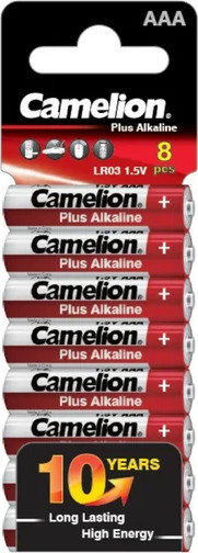Изображение товара Комплект батареек Camelion Plus Alkaline SP8 LR03 / LR03-SP8