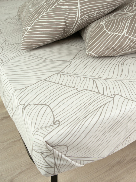 Изображение товара Комплект постельного белья Блакiт Сатин Евро 50х70 / 4251/1 624209/624308 (Foliage)