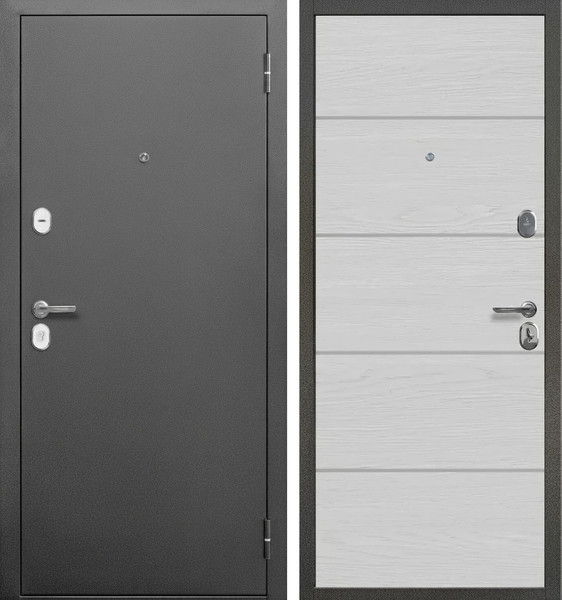 Изображение товара Входная дверь Guard МСТ-2 96x205 правая (антик серебро/акация)