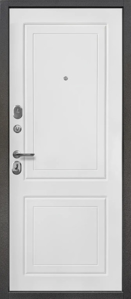 Изображение товара Входная дверь Guard МС-1 86x205 правая (антик серебро/белый матовый)