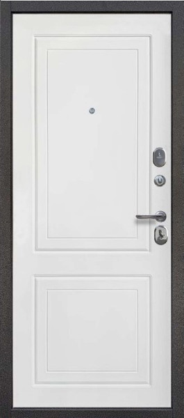 Изображение товара Входная дверь Guard МС-1 96x205 правая (антик серебро/белый матовый)