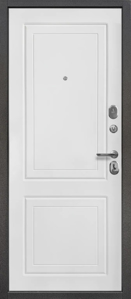 Изображение товара Входная дверь Guard МС-1 96x205 правая (антик серебро/белый матовый)