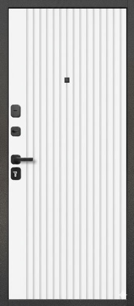 Изображение товара Входная дверь Guard М-3 86x205 левая (антик серебро/белый матовый)