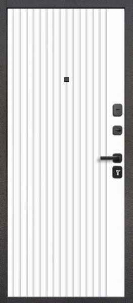 Изображение товара Входная дверь Guard М-3 86x205 правая (антик серебро/белый матовый)