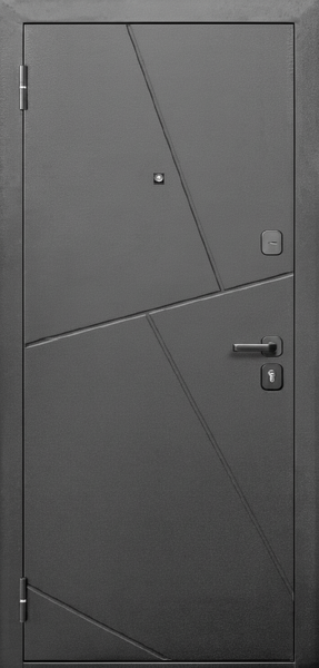 Изображение товара Входная дверь Guard М-5 86x205 левая (букле графит/белый матовый)